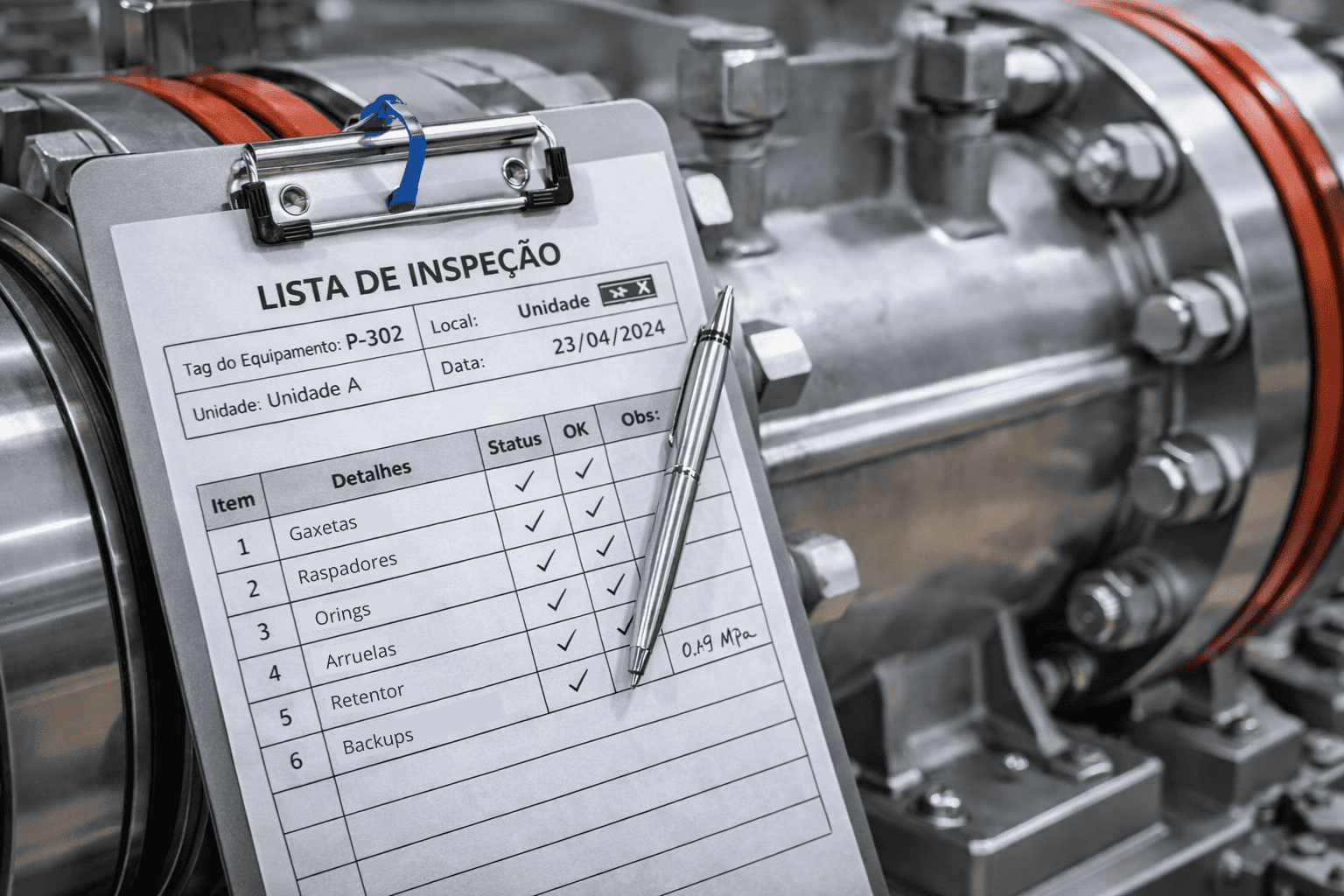 Rastreabilidade em vedações industriais: controle, transparência e segurança documental